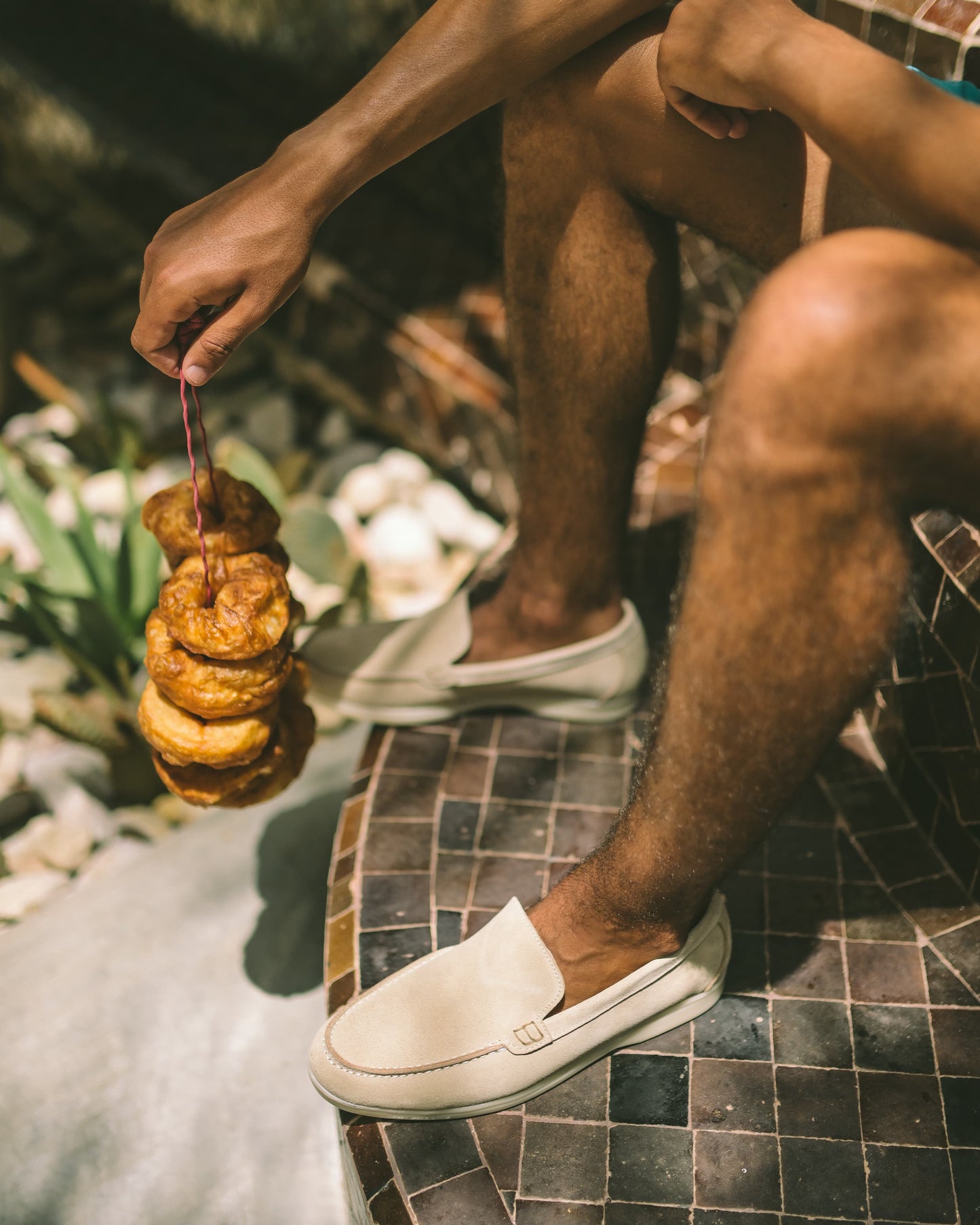 Loafer Suède Crème